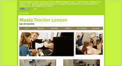 Desktop Screenshot of musicteacherlesson.com